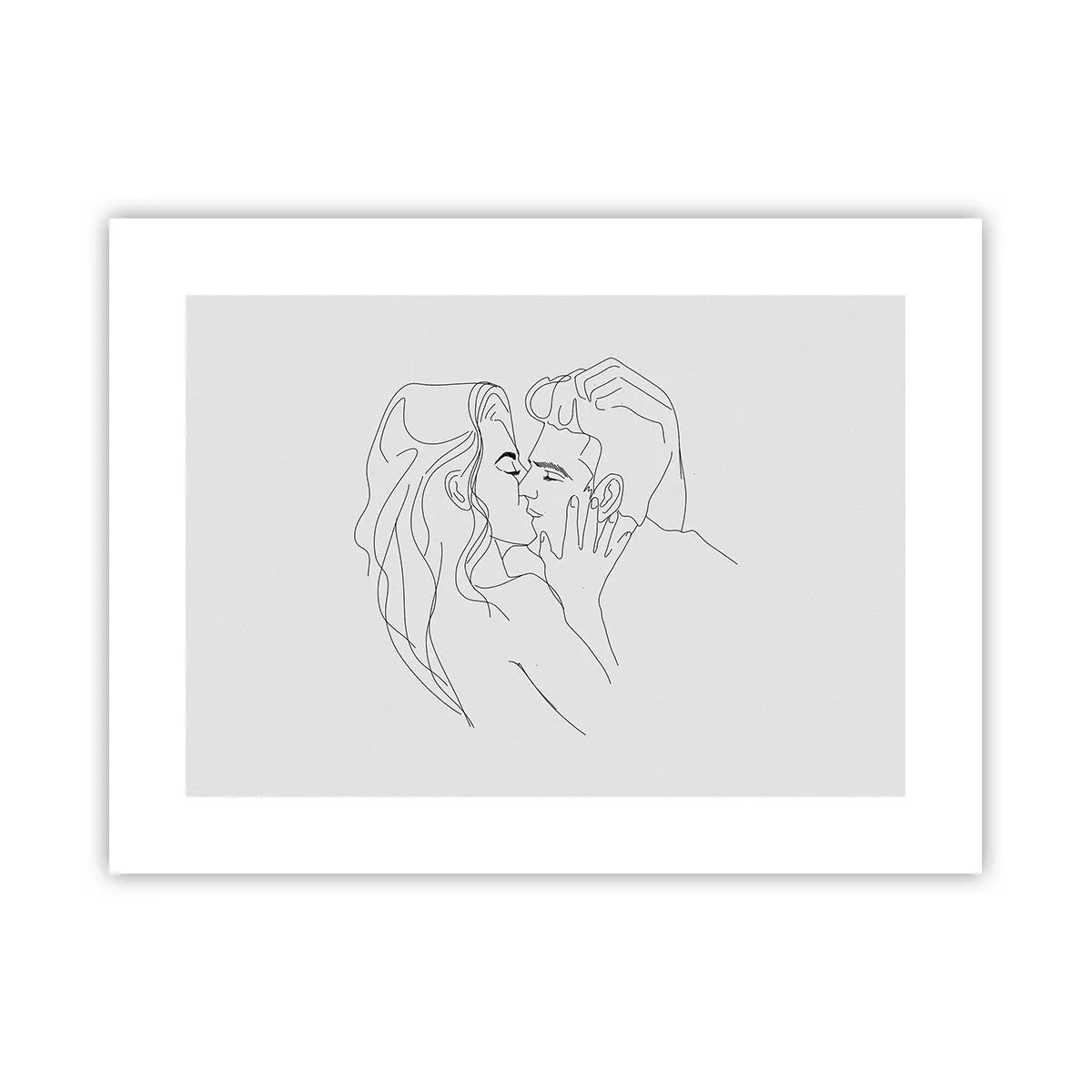 Plakát - Jedním tahem - 40x30 cm