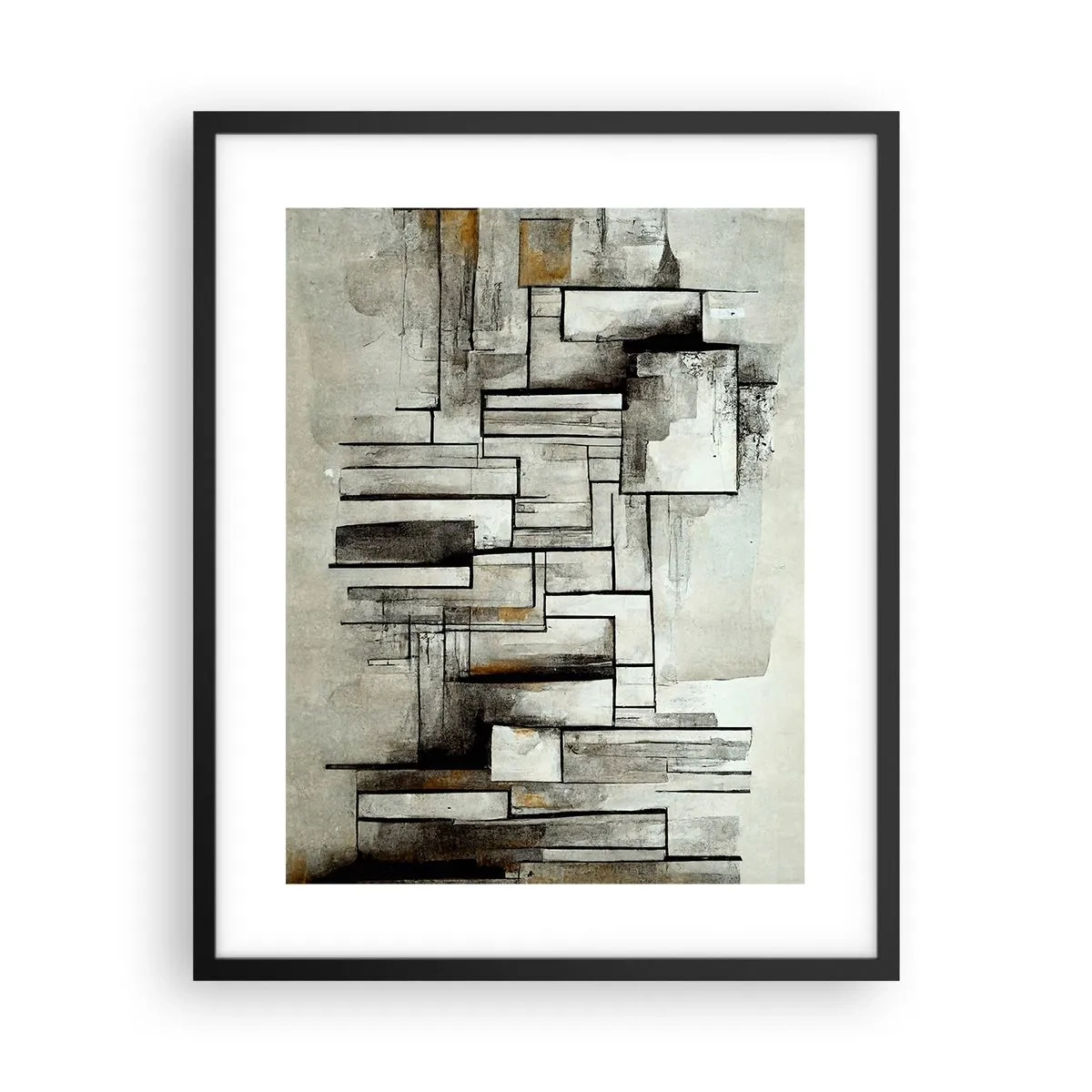 Plakát v černém rámu - Síla jednoduchosti - 40x50 cm