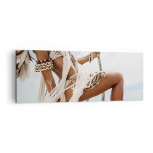 Obraz na plátně - Kněžka slunce - 140x50 cm