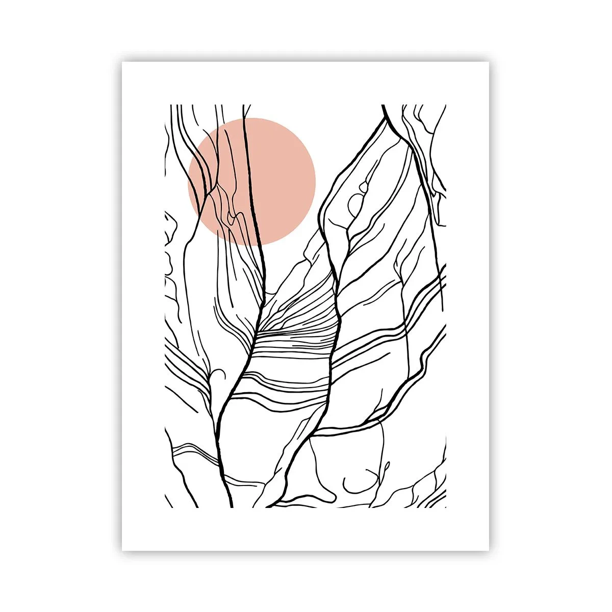Plakát - V síti větviček - 30x40 cm