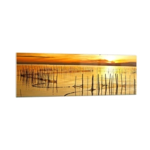 Obraz na skle - Na rybolovu - 160x50 cm