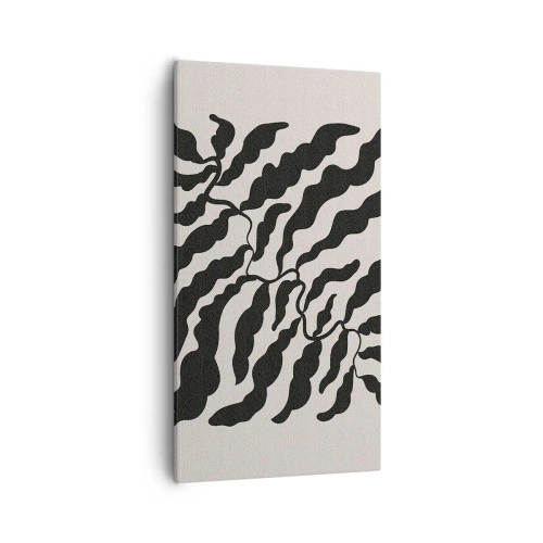 Obraz na plátně - Povaha čtverce - 55x100 cm