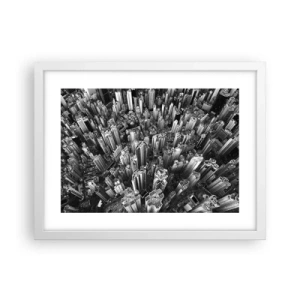 Plakát v bílém rámu - Stále výš a výš - 40x30 cm