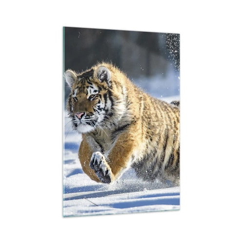 Obraz na skle - Bůh sibiřské tajgy - 70x100 cm