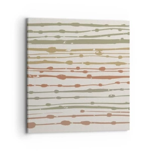 Obraz na plátně - Hudební záznam barev - 70x70 cm