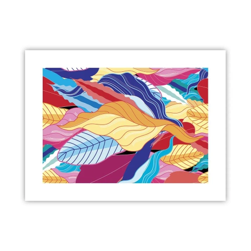 Plakát - Barevný nepořádek - 40x30 cm