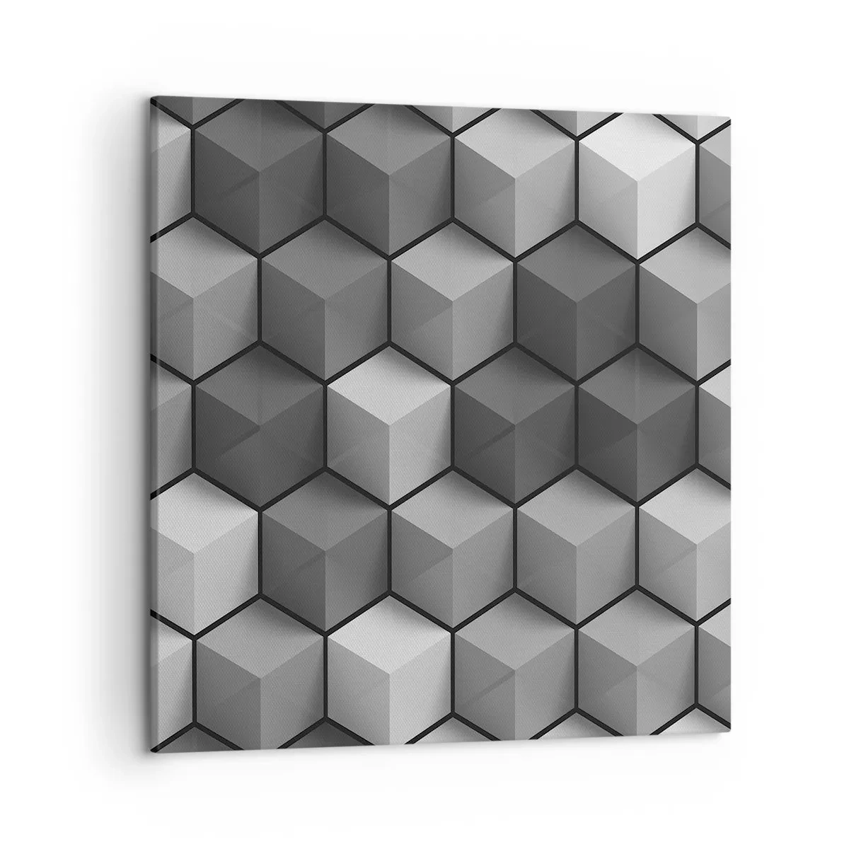 Obraz na plátně - Kubistické puzzle - 50x50 cm