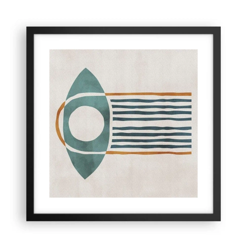 Plakát v černém rámu - Znaky a rituály - 40x40 cm