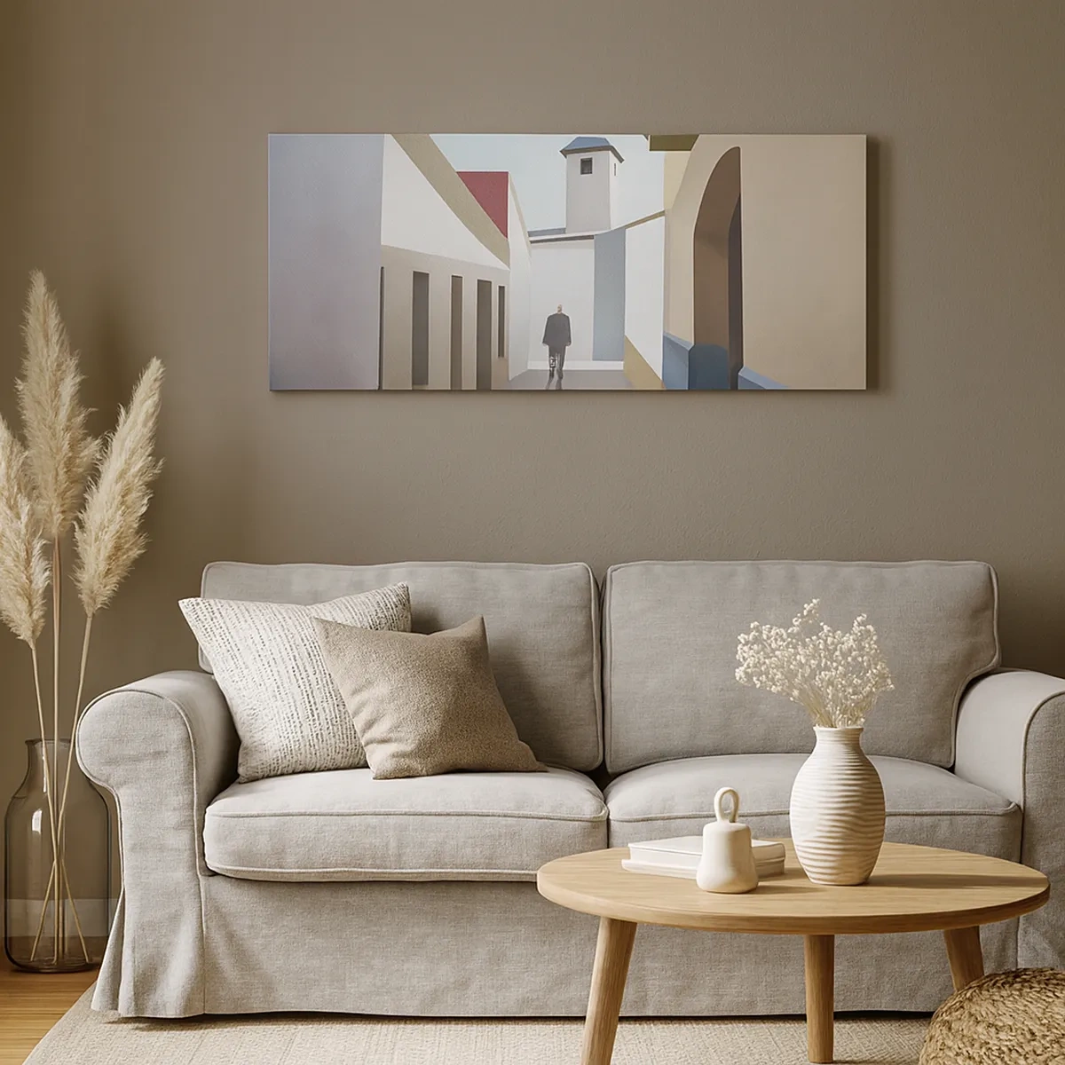 Obraz na plátně - Slunečná procházka - 30x30 cm