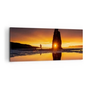 Obraz na plátně - Pouze ty a příroda - 100x40 cm