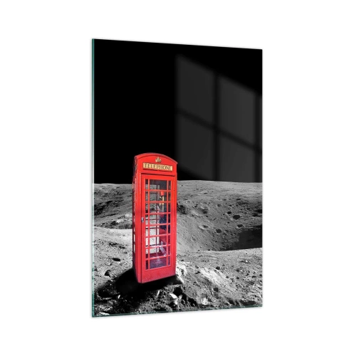 Obraz na skle - Kosmický žert - 70x100 cm