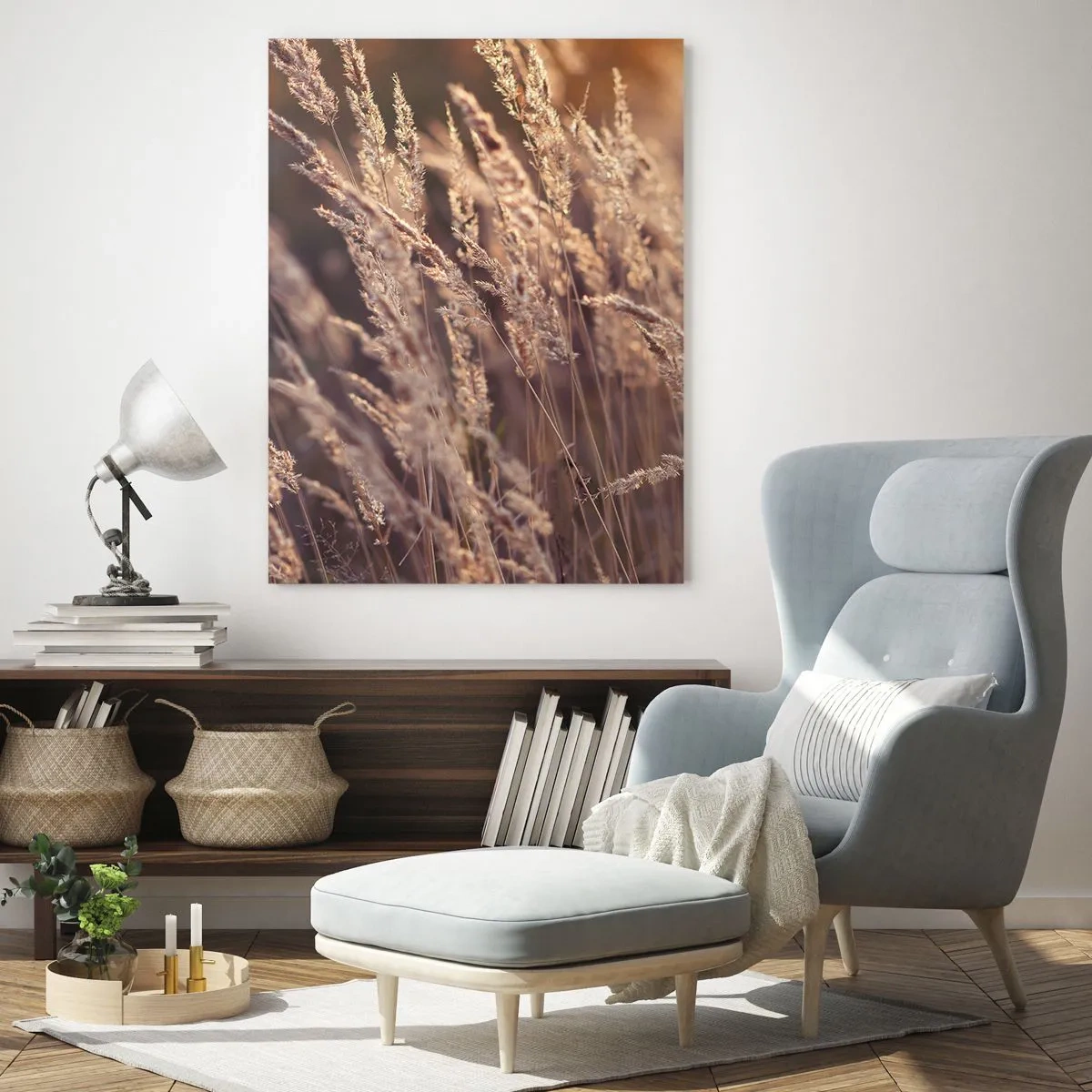 Obraz na skle - Připraveni přivítat podzim - 50x70 cm