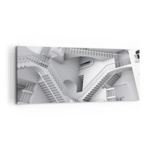 Obraz na plátně - Paradoxy prostoru - 100x40 cm