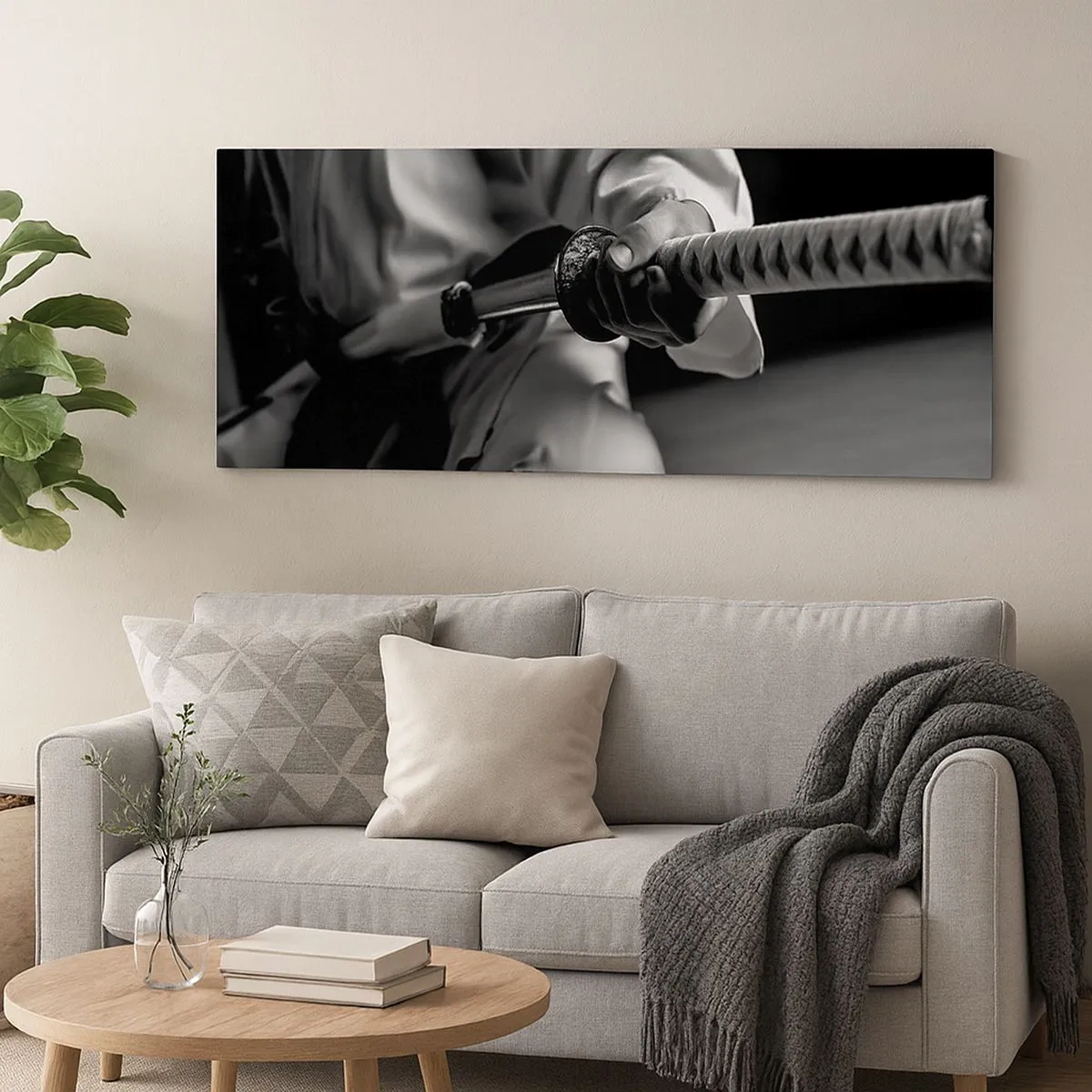 Obraz na plátně - Duše bojovníka - 100x40 cm