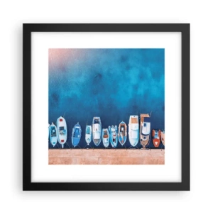 Plakát v černém rámu - V řadě za sebou - 30x30 cm