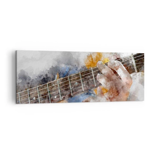 Obraz na plátně - Poezie mezi strunami - 140x50 cm