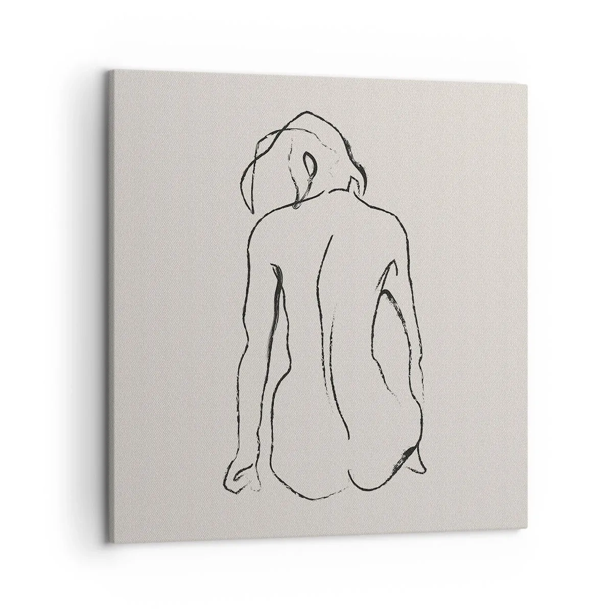 Obraz na plátně - Dívčí akt - 50x50 cm