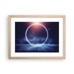 Plakát v rámu světlý dub - Už jsou tady… - 40x30 cm