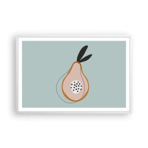 Plakát v bílém rámu - Pronikání do podstaty věcí - 91x61 cm