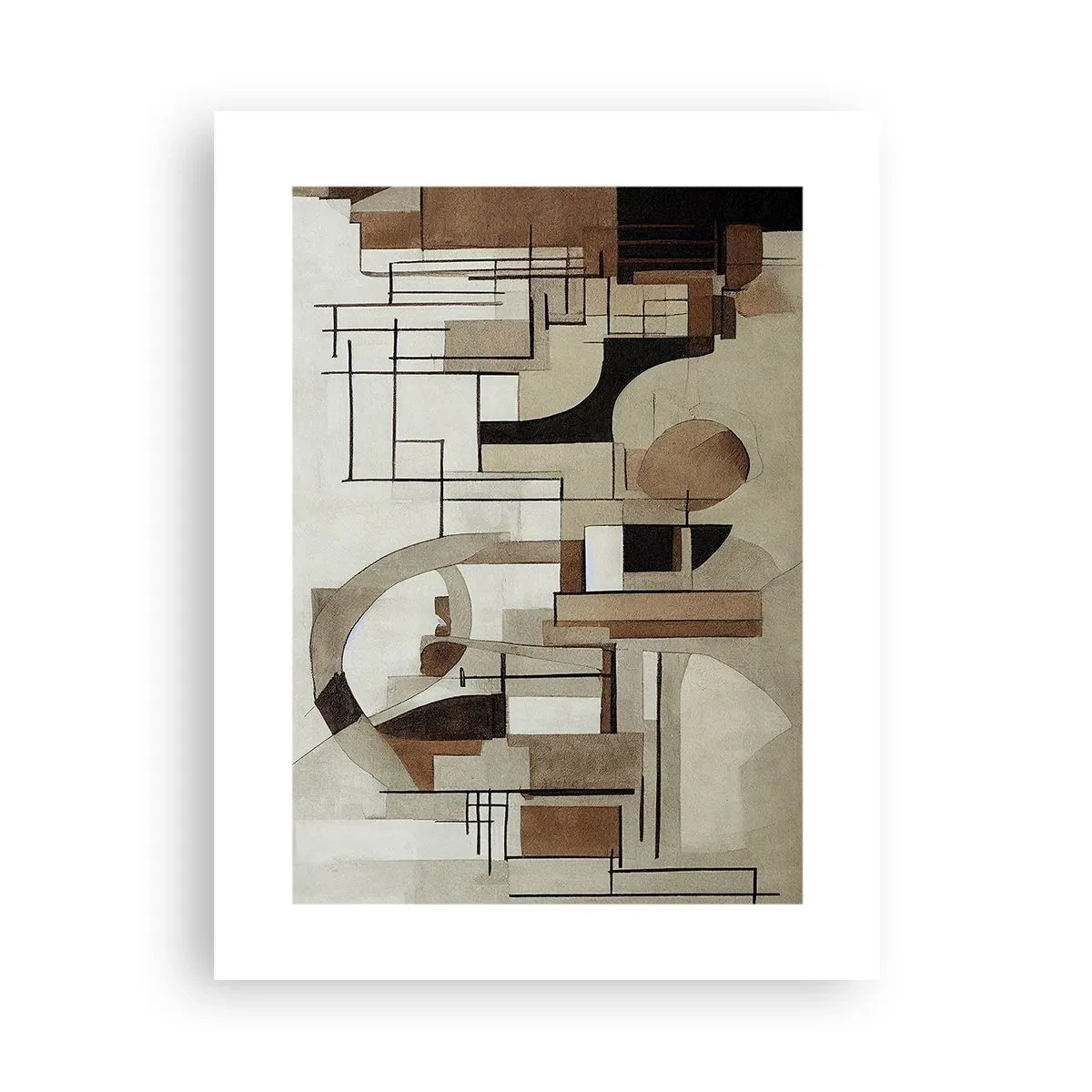 Plakát - Městská krajina 2.0 - 30x40 cm