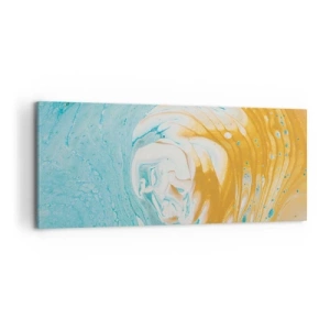 Obraz na plátně - Pastelový vír - 120x50 cm