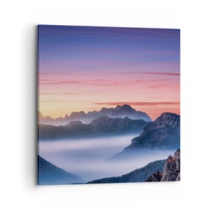 Obraz na plátně - Nad údolími - 70x70 cm