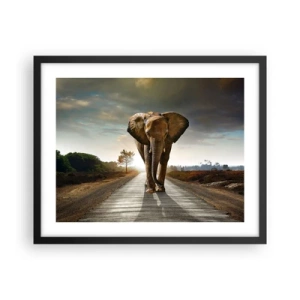 Plakát v černém rámu - A vůbec ne ve skladu porcelánu - 50x40 cm