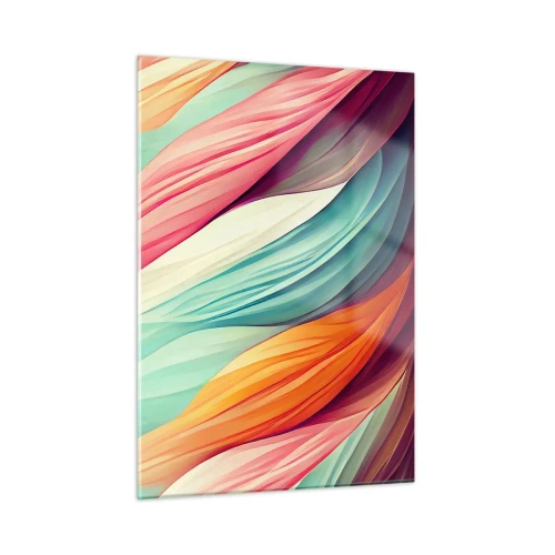 Obraz na skle - Duhový uzel - 50x70 cm