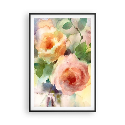 Plakát v černém rámu - Jemné jako akvarel - 61x91 cm