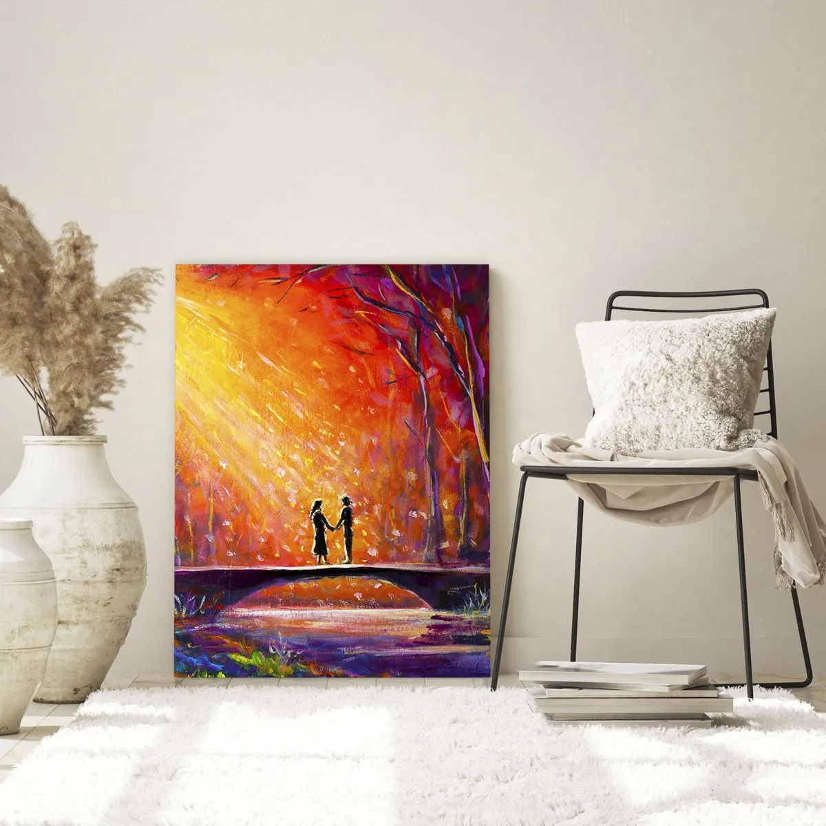 Obraz na skle - Nebe je taky miluje - 70x100 cm