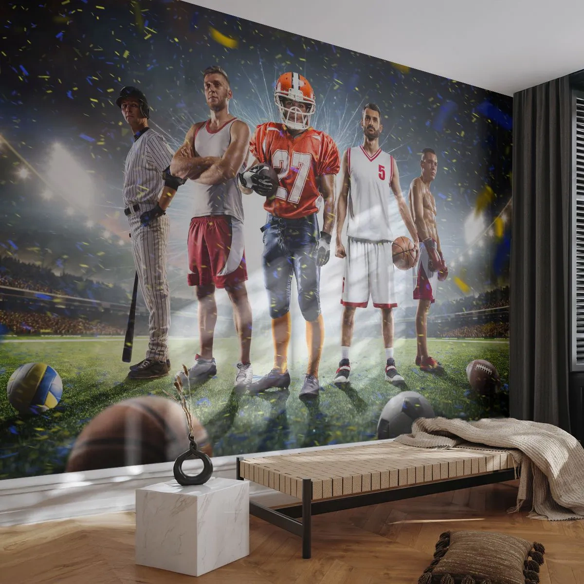 Fototapeta Premium Canvas - Gladiátoři arén - Sport, Sportovec, Fotbal - 450x315 cm