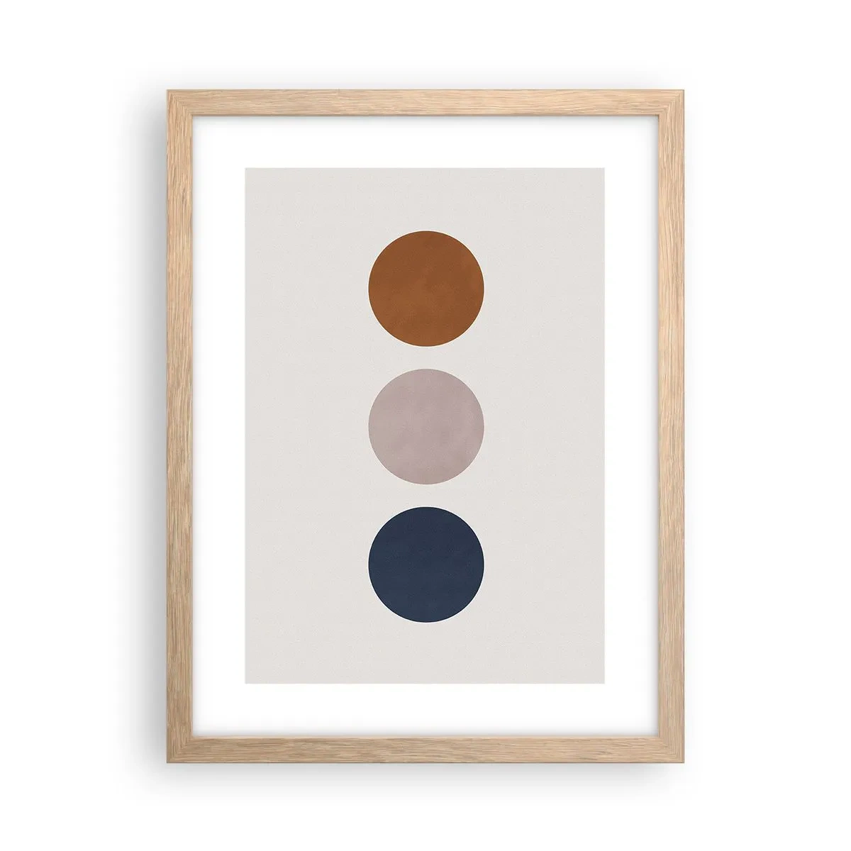 Plakát v rámu světlý dub - Symbol dokonalosti - 30x40 cm