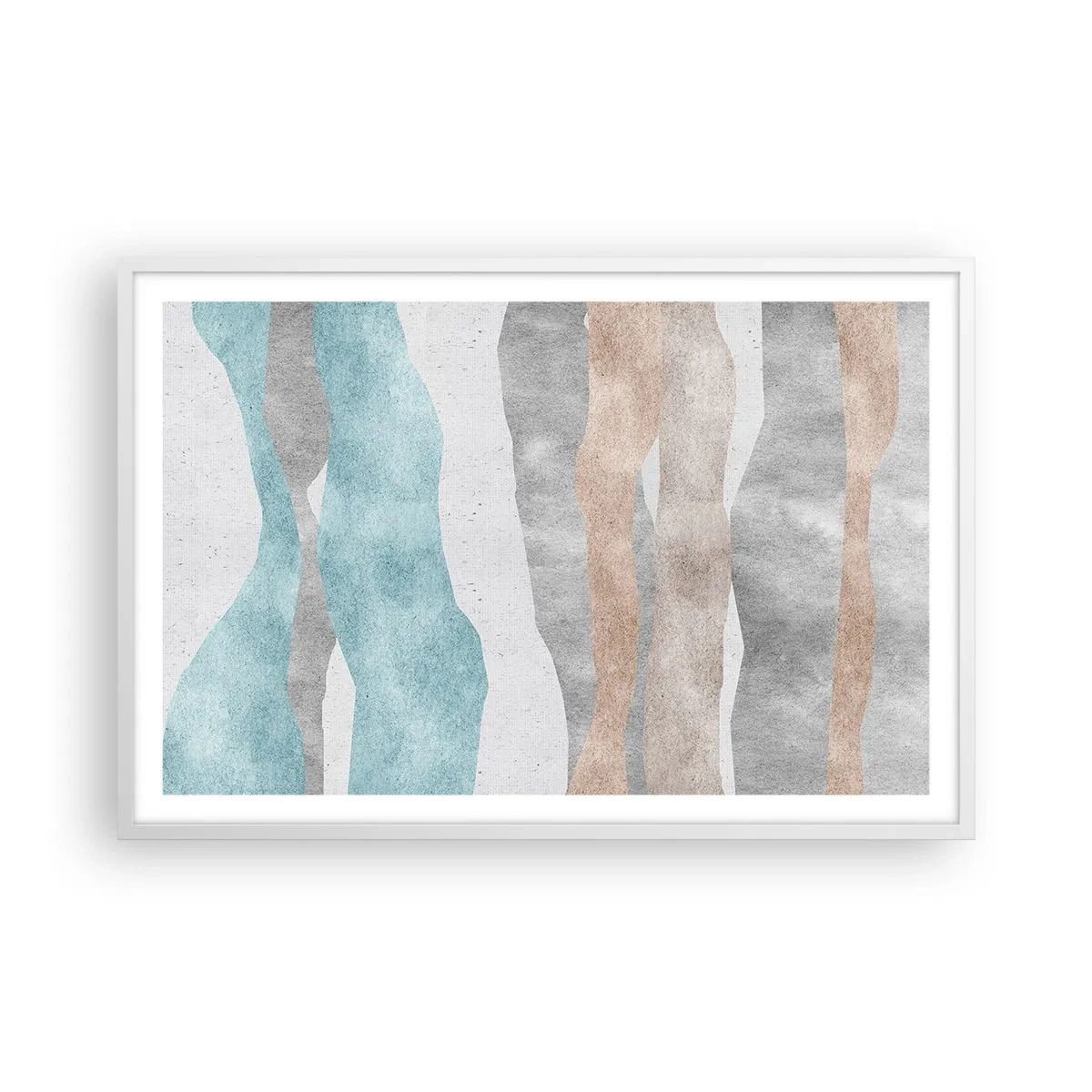 Plakát v bílém rámu - Studie blízkosti - 91x61 cm