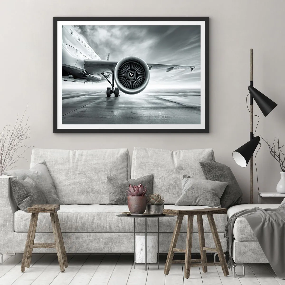 Plakát v černém rámu - Toto je síla! - 100x70 cm