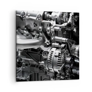 Obraz na plátně - Kovový, krásný, silný - 50x50 cm