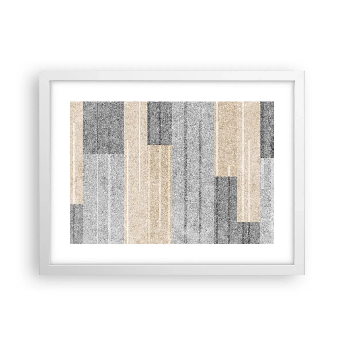 Plakát v bílém rámu - Kompozice: drž se - 40x30 cm