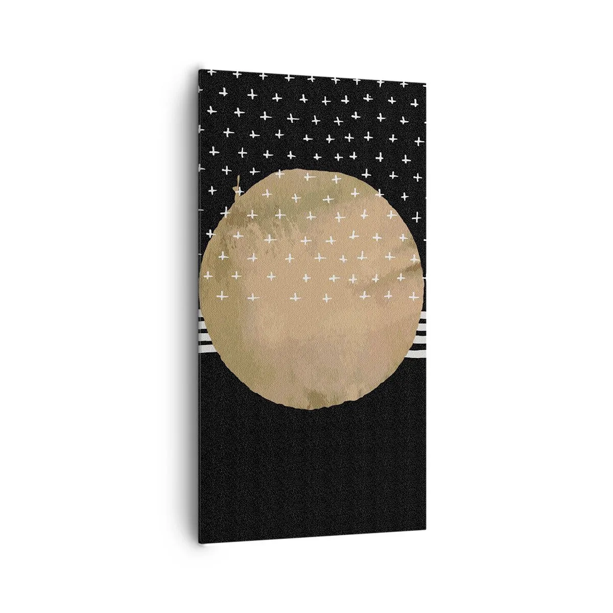 Obraz na plátně - Kompozice: vlajka galaxie - 65x120 cm