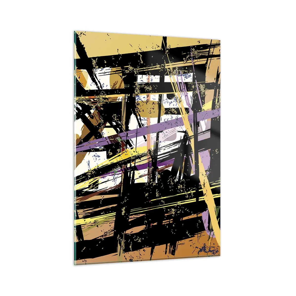 Obraz na skle - Ostrý řez - 50x70 cm