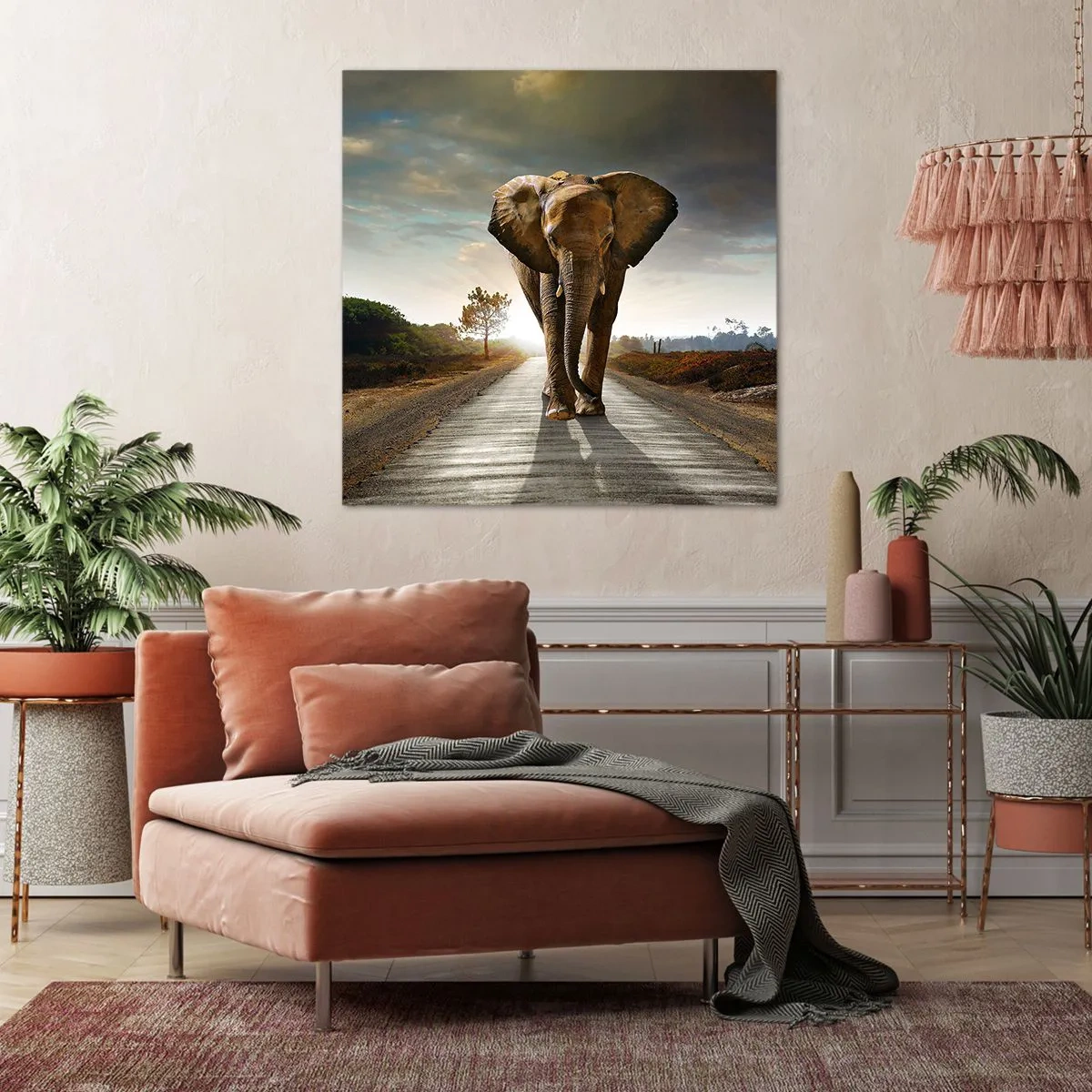 Obraz na plátně - A vůbec ne ve skladu porcelánu - 40x40 cm