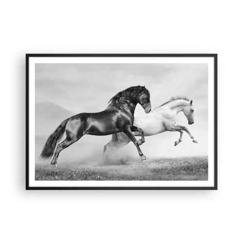 Plakát v černém rámu - Andělé a démoni - 100x70 cm
