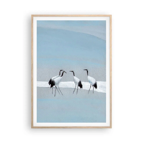 Plakát v rámu světlý dub - Po horkém dni - 70x100 cm