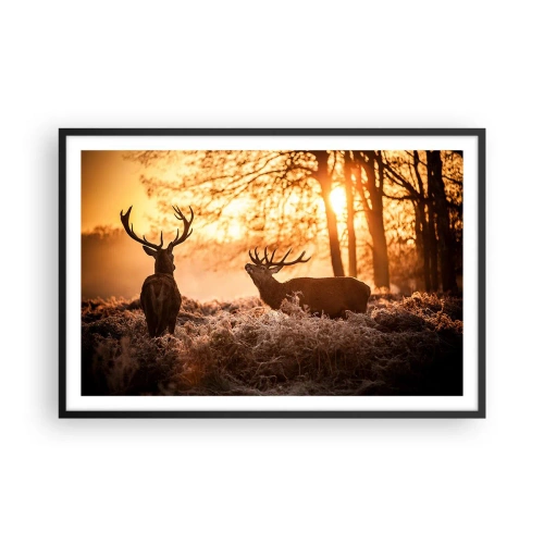 Plakát v černém rámu - Sen myslivce - 91x61 cm