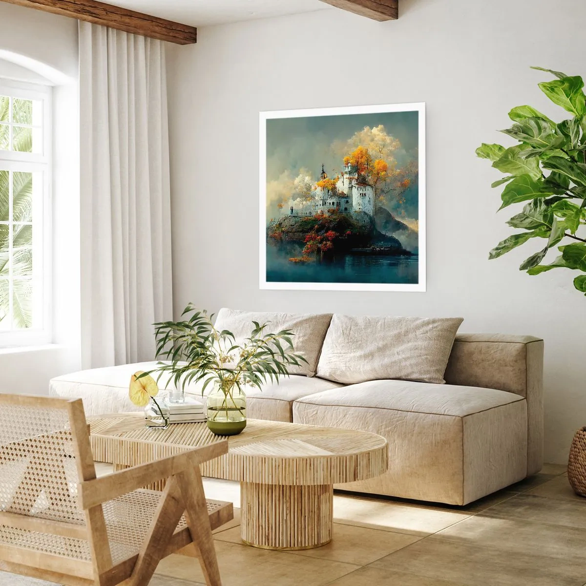 Plakát - Začátek romantického příběhu - 50x50 cm