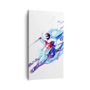 Obraz na plátně - Šílený spěch k radosti - 45x80 cm