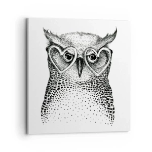 Obraz na plátně - Moudře a s láskou - 70x70 cm