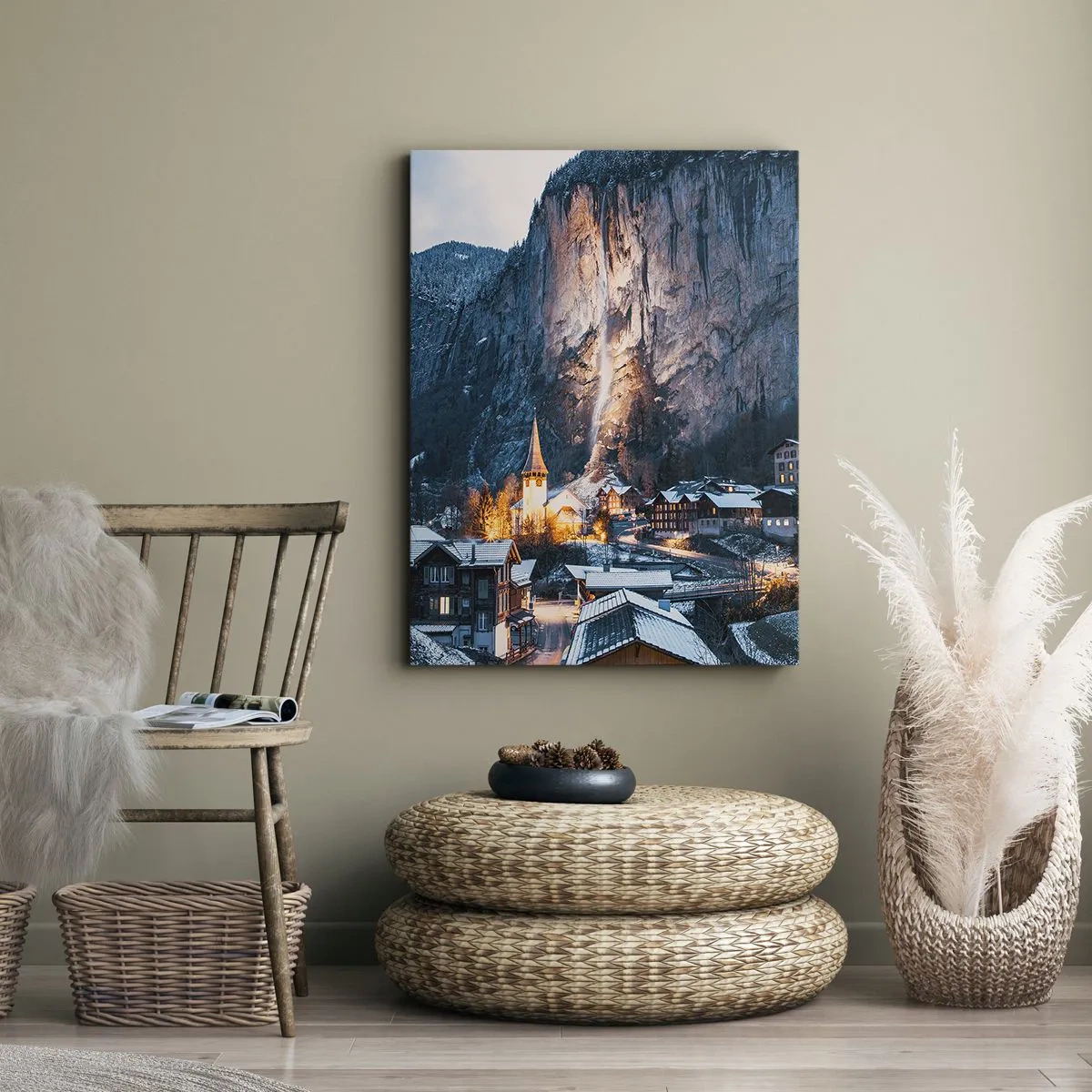 Obraz na plátně - Světlý duch zimy - 45x80 cm