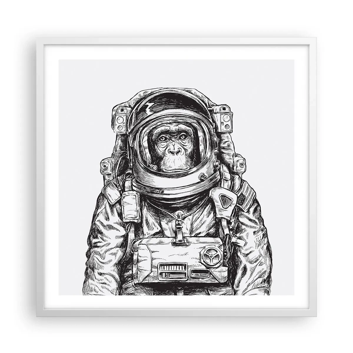 Plakát v bílém rámu - Alternativní vývoj - 60x60 cm