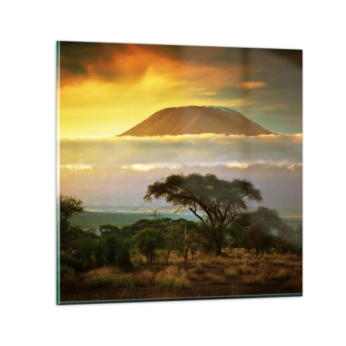 Obraz na skle - Sen cestovatele - 70x70 cm