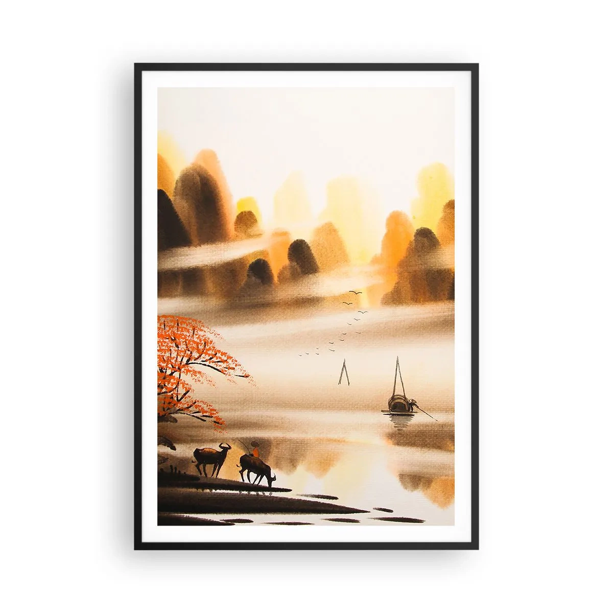 Plakát v černém rámu - Dál než na Dálném východu - 70x100 cm