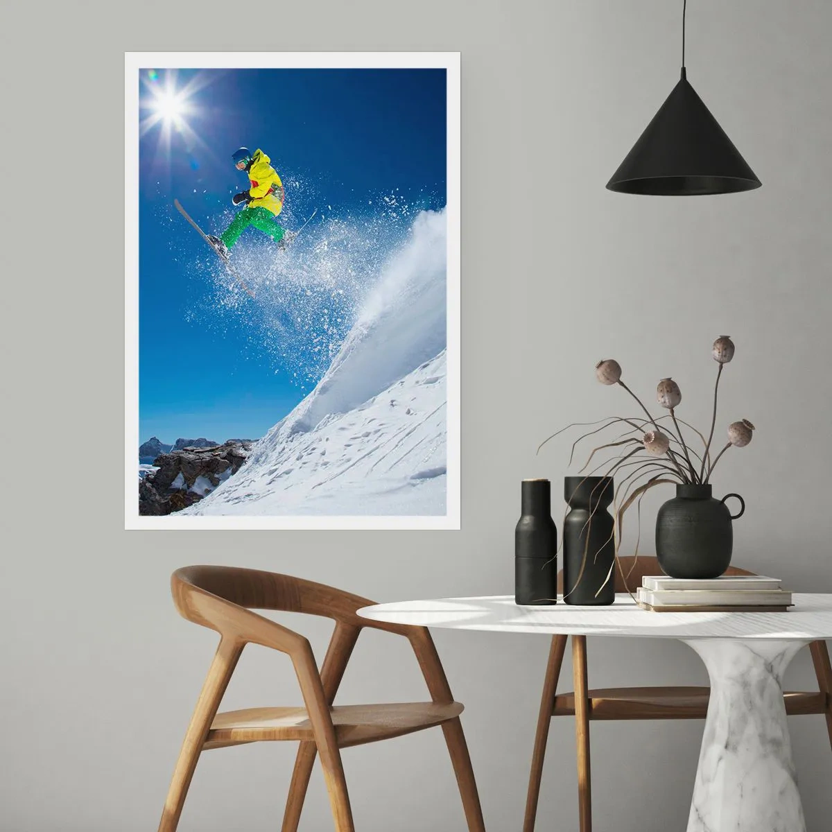 Plakát - Tančící s horami - 40x50 cm